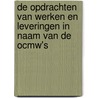 De opdrachten van werken en leveringen in naam van de OCMW's door J.M. Leboutte