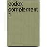 Codex complement 1 door M. Ekka