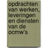 Opdrachten van werken, leveringen en diensten van de OCMW's