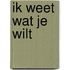 Ik weet wat je wilt