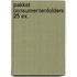 Pakket consumentenfolders 25 ex.