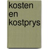 Kosten en kostprys door Schroeff