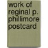 Work of reginal p. phillimore postcard