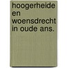 Hoogerheide en woensdrecht in oude ans. door Jim Jacobs