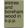 Elstree and boreham wood in o.p.p. door Welsh