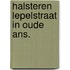 Halsteren lepelstraat in oude ans.
