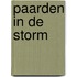 Paarden in de storm