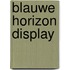 Blauwe horizon display