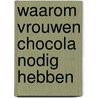 Waarom vrouwen chocola nodig hebben