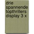 Drie spannende topthrillers display 3 x