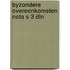 Byzondere overeenkomsten nota s 3 dln