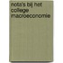 Nota's bij het college macroeconomie