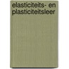 Elasticiteits- en plasticiteitsleer by Vandepitte