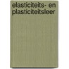 Elasticiteits- en plasticiteitsleer door Vandepitte