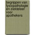 Begrippen van fysiopathologie en ziekteleer voor apothekers