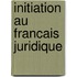 Initiation au francais juridique