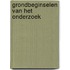 Grondbeginselen van het onderzoek
