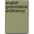 English grammatical proficiency