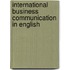 International business communication in English