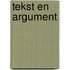 Tekst en argument