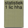 Statistiek 1 lic HHA by E. Borghers