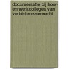 Documentatie bij hoor- en werkcolleges van verbintenissenrecht door S. Stijns