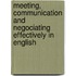 Meeting, communication and negociating effectively in English