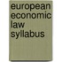 European economic law syllabus