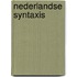 Nederlandse syntaxis