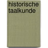 Historische taalkunde by Bree