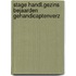 Stage handl.gezins bejaarden gehandicaptenverz