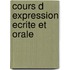 Cours d expression ecrite et orale