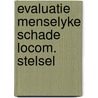 Evaluatie menselyke schade locom. stelsel door Broos