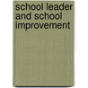 School leader and school improvement door Onbekend