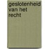 Geslotenheid van het recht