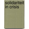 Solidariteit in crisis door Spinnewyn