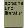 Sprache und literatur door Nowe