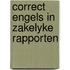 Correct engels in zakelyke rapporten