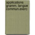 Applications gramm. langue commun.exerc