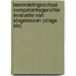 Beoordelingsschaal competentiegerichte evaluatie van stagelessen (stage SLO)