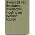 Diversiteit van de platen. Levenscycli, indeling en evolutie. Figuren