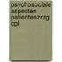 Psychosociale aspecten patientenzorg cpl