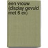 Een vrouw (display gevuld met 6 ex)