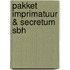 Pakket Imprimatuur & Secretum SBH