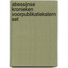 Abessijnse kronieken voorpublikatiekatern set door Moses Isegawa