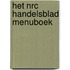 Het NRC Handelsblad menuboek