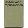 Lessen voor republikeinen door Hofland