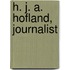 H. J. A. Hofland, journalist