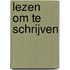 Lezen om te schrijven