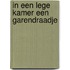 In een lege kamer een garendraadje